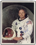 Neil Armstrong Signed 8'' x 10'' Photo, Uninscribed -- With Steve Zarelli & Beckett COAs